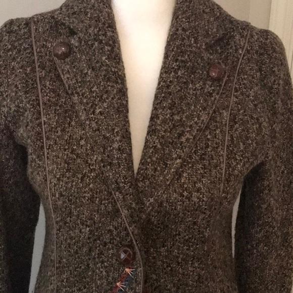 NWOT Marc Jacobs Tweed Embroidered coat - Picture 2 of 8
